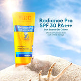 VLCC Radiance Pro SPF 30 PA+++ Sun Screen Gel - 50g - Deals999