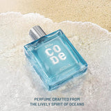code1 - Wild Stone CODE Acqua Perfume for Men, 100ml l Long - Lasting Eau De Parfum having Fresh & Oceanic Vibes with Marine, Musk, Amber, and Patchouli Notes|LuxuryMen EDP Perfume - Looknstyle