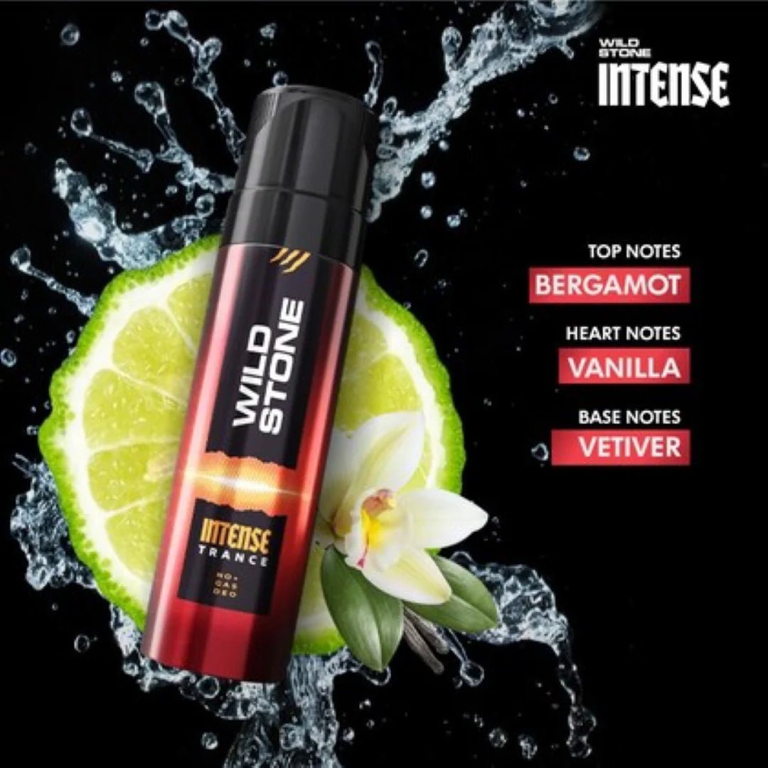 wsintsblktrnc - Wild Stone Intense Black & Trance No Gas Deodorant, Pack of 2 (120ml Each) - Looknstyle