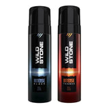 wsintsblktrnc - Wild Stone Intense Black & Trance No Gas Deodorant, Pack of 2 (120ml Each) - Looknstyle