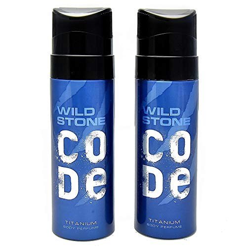 ws24 - Wild Stone Titanium Body Spray 120ml (pack of 2) - Looknstyle