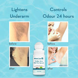 WISHCAREUNDERARMROLLON50ML - WishCare Underarm Roll On For Women & Men | Reduces Pigmentation, Brightens Skin & Prevents Body Odour | With AHA, Kojic Acid & Hyaluronic Acid | Long Lasting Aqua Fragrance | 50ml - Looknstyle
