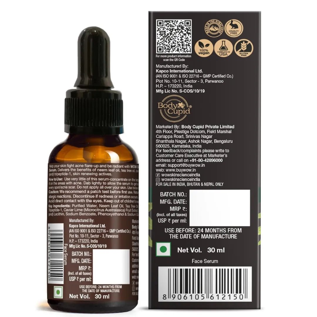 wananfsrm - WOW Skin Science Anti Aging Night Face Serum - OIL FREE (50ml) - Looknstyle