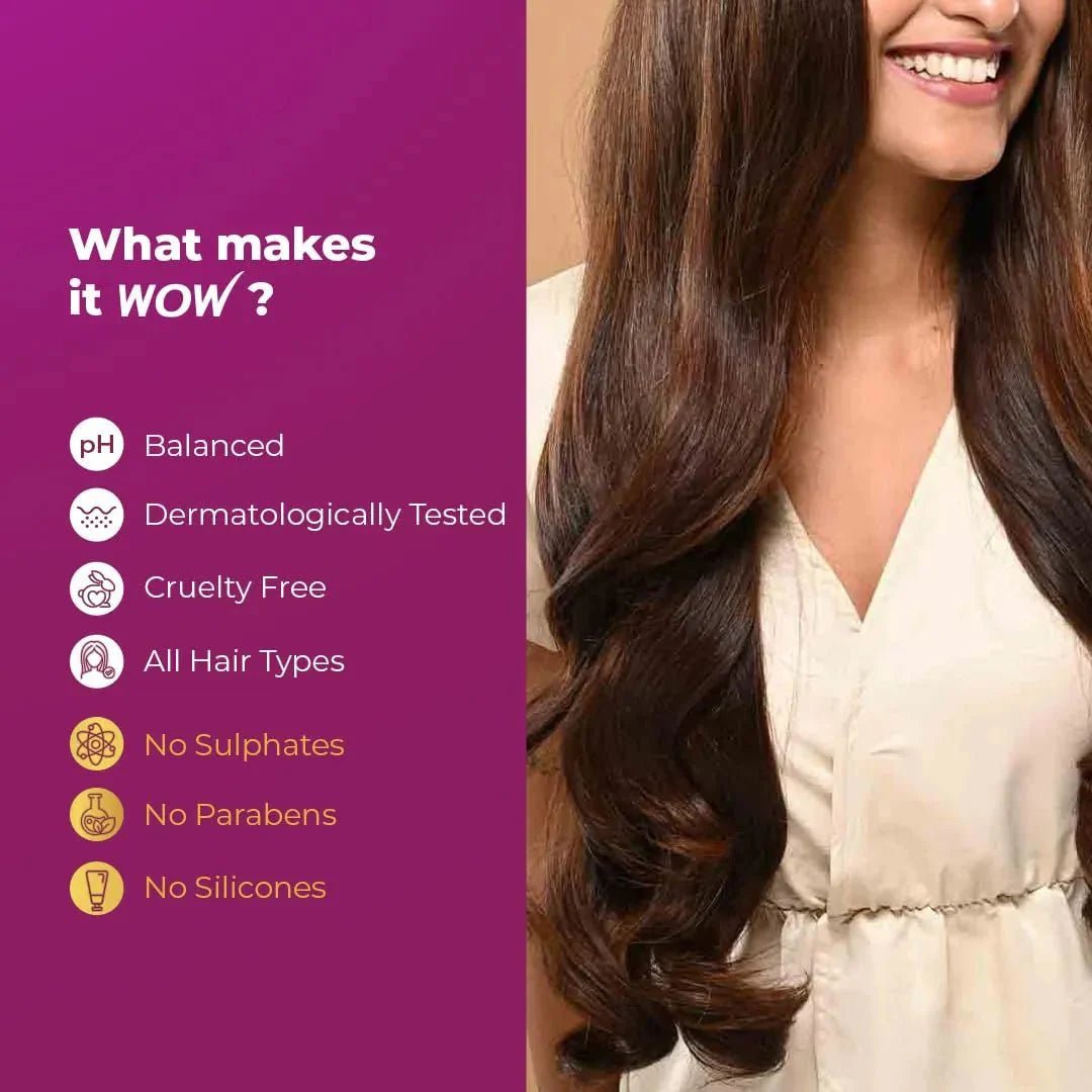 wodcft - WOW Skin Science Onion & Collagen Anti - Hairfall Shampoo (500ml) - Looknstyle