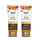 WOW Skin Science Ubtan Cleansing Face Wash | Turmeric & Saffron | All Skin Types - 100ml (Pack of 2) - Deals999