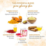 WOW Skin Science Ubtan Cleansing Face Wash | Turmeric & Saffron | All Skin Types - 100ml (Pack of 2) - Deals999