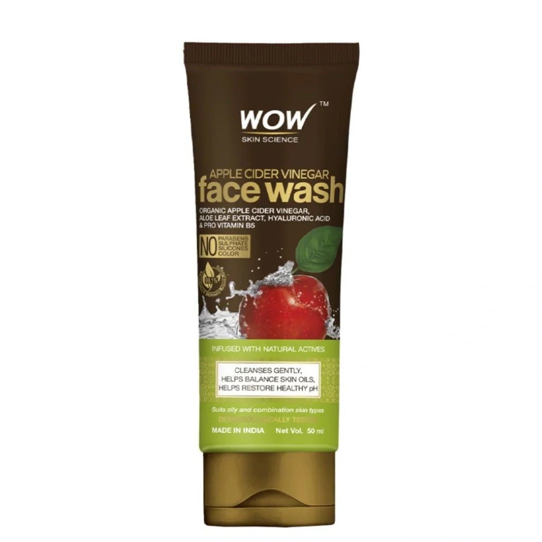 wapcivifw - WOW Skin Science Apple Cider Vinegar Face Wash (100ml) - Looknstyle