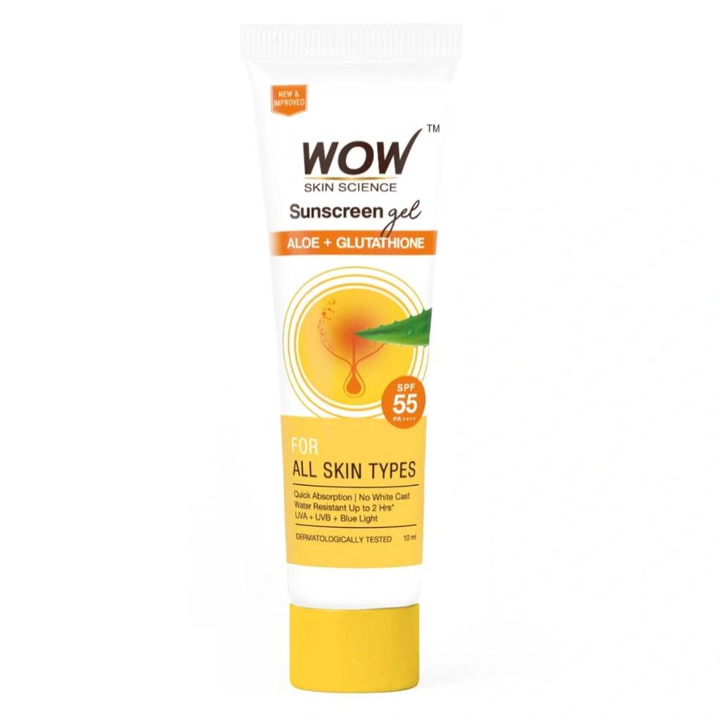 wow glutathione WOW Skin Science Sunscreen Gel For All Skin Types | SPF 55 PA++++