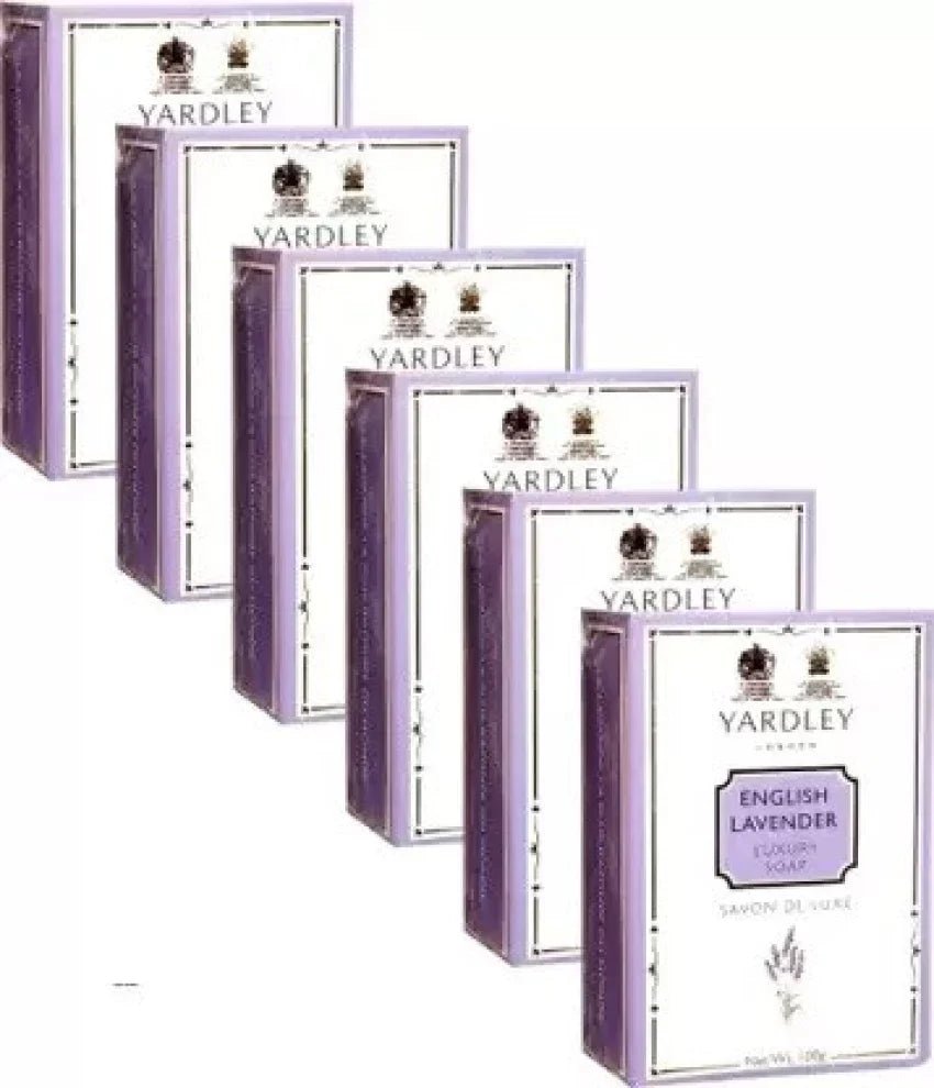 yard231 - yardley English Lavander Soap 75Gm ( Pack Of 6Pc) - Looknstyle