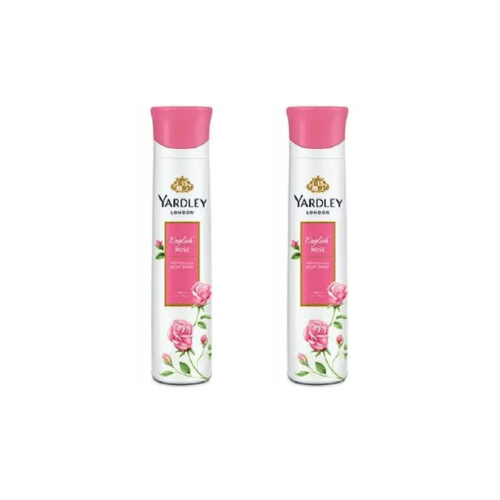 yard4 - Yardley English Rose Body Spray for Women, 150ml (Pack of 2) - Looknstyle