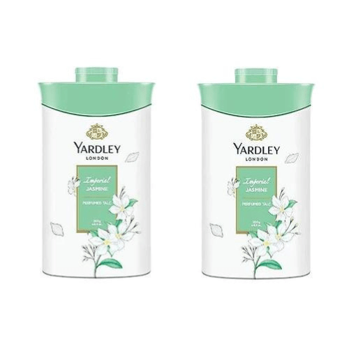 yarde14 - YARDLEY Imperial Jasmine Talc For Women 250 g *2Pcs (2 x 250 g) - Looknstyle