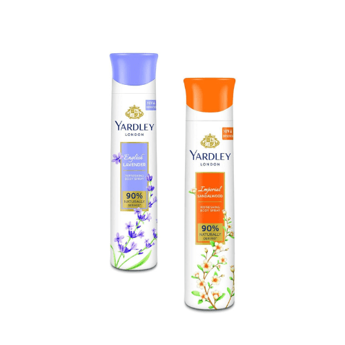 yard29 - Yardley London Deodorant For Women English Lavender and Sandalwood Combo Pack 2 (150 ml) - Looknstyle