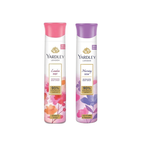 yd10 - Yardley London Deodorant For Women Morning Dew and London Mist Combo Pack 2 (150 ml) - Looknstyle