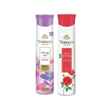 yd9 - Yardley London Deodorant For Women Morning Dew and Red Rose Combo Pack 2 (150 ml) - Looknstyle
