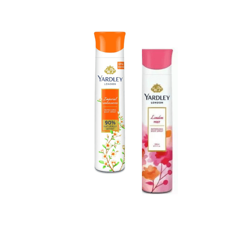 yarde17 - Yardley London Deodorant For Women Sandalwood and Mist Combo Pack 2 (150 ml) - Looknstyle