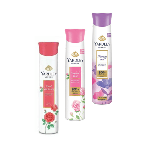 yd11 - Yardley London Deodorants combo No - 32 Como Set (Set of 3) - Looknstyle
