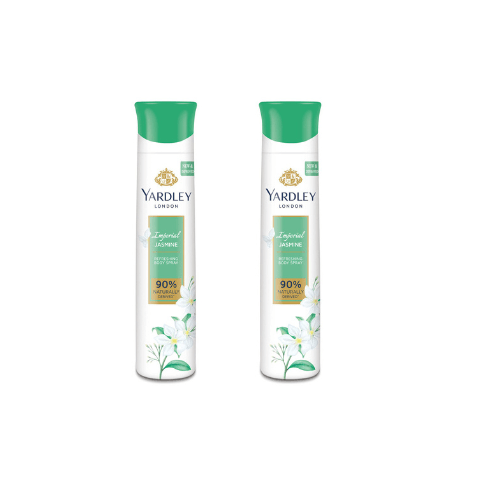 yd33 - Yardley London Jasmine Deodorant For Women 150 - ML (Pack of 2) - Looknstyle